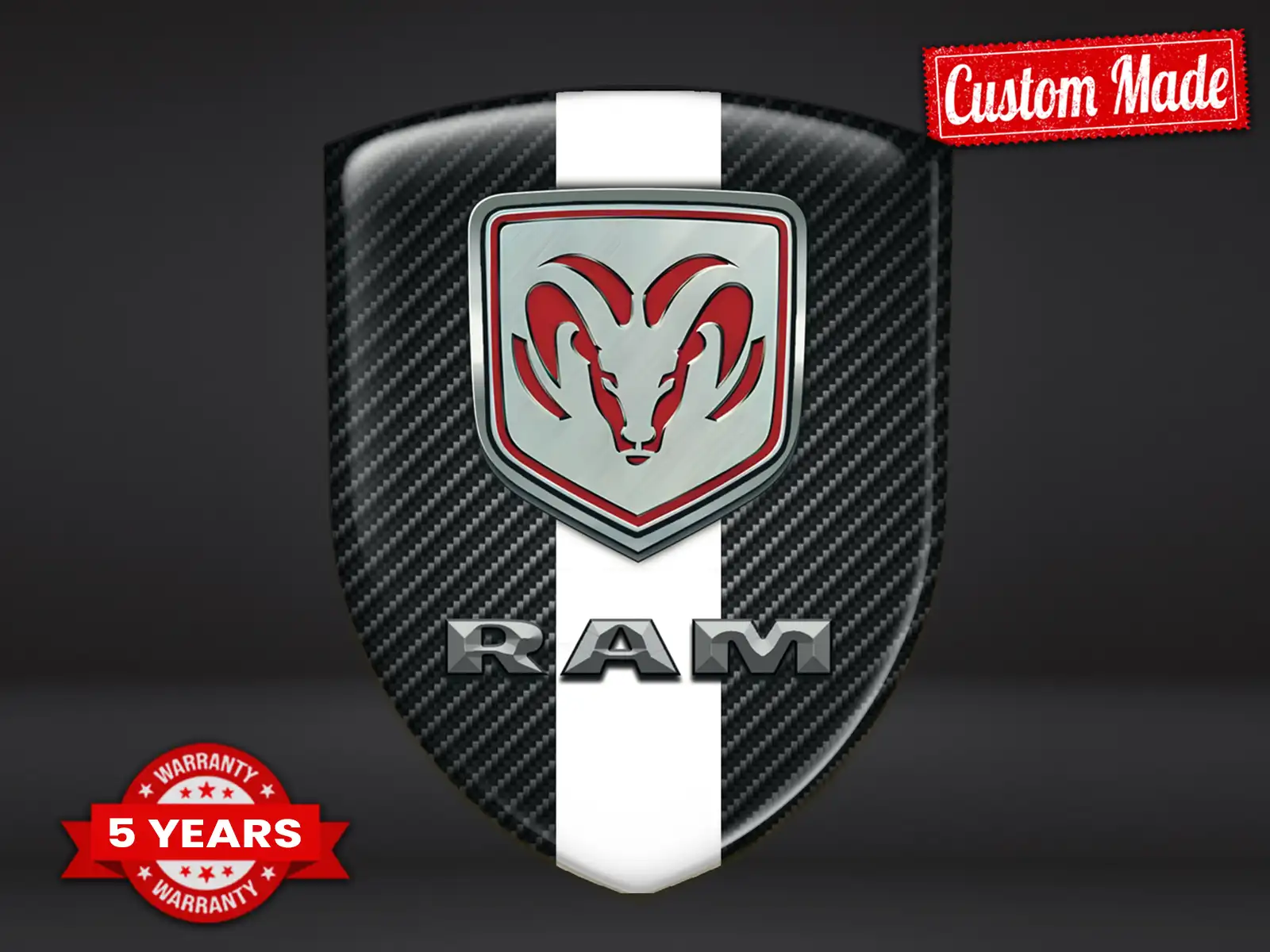 Dodge Vinyle Auto Stylé Qualité Pro Supérieure